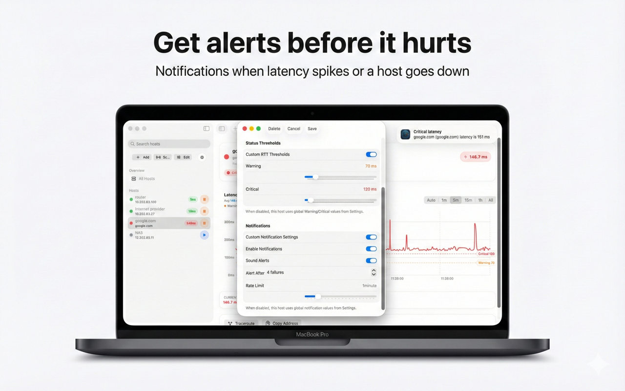 NetPing Monitor - Monitoring