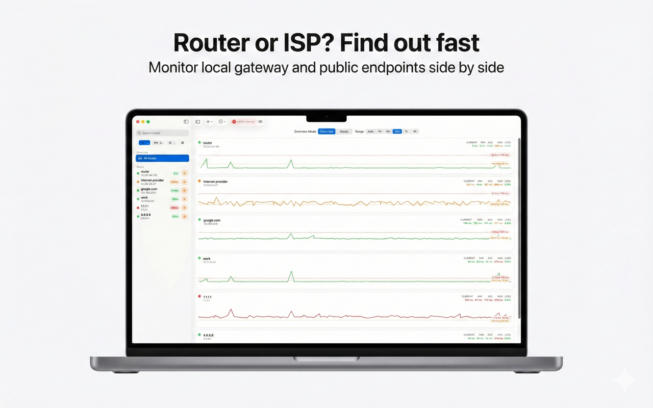 NetPing Monitor - Settings
